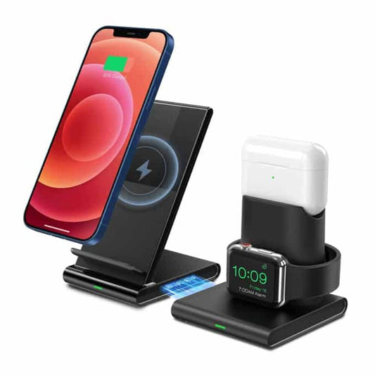 3 in 1 Wireless Charger for Apple iPhone / iPod / iWatch