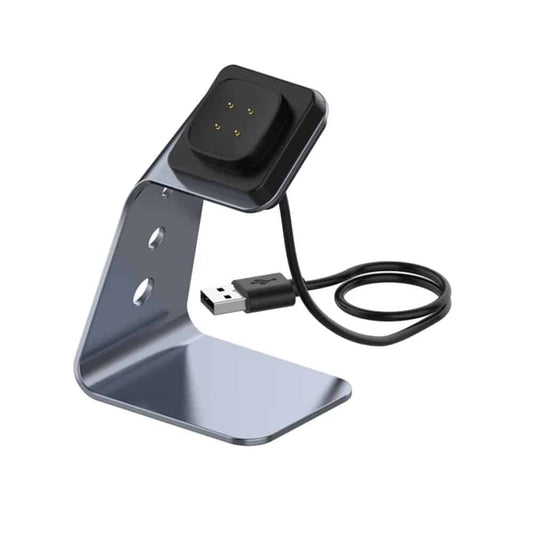 Fitbit Versa 3/Sense Aluminium Alloy Magnetic Dock Charger Stand – Grey