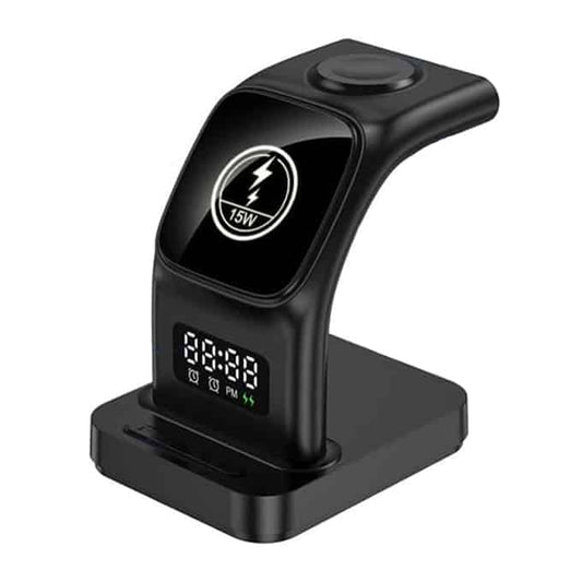5-in-1 MagSafe Wireless Charging Clock Station Dock for Apple