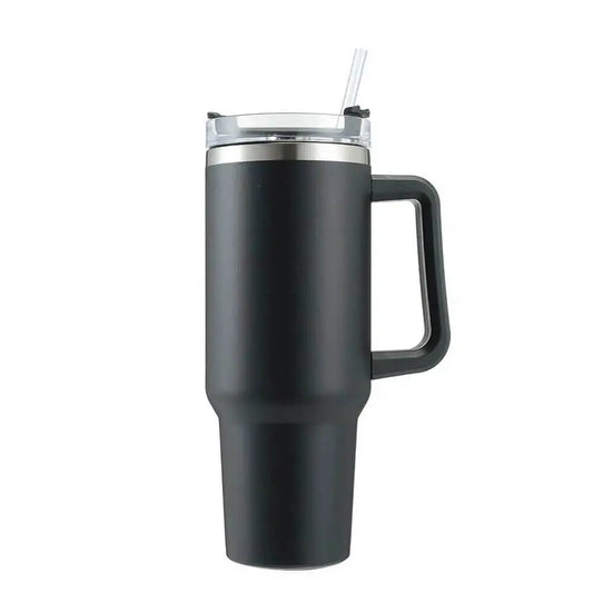 Stainless Steel Vacuum Flask with Straw 900ml